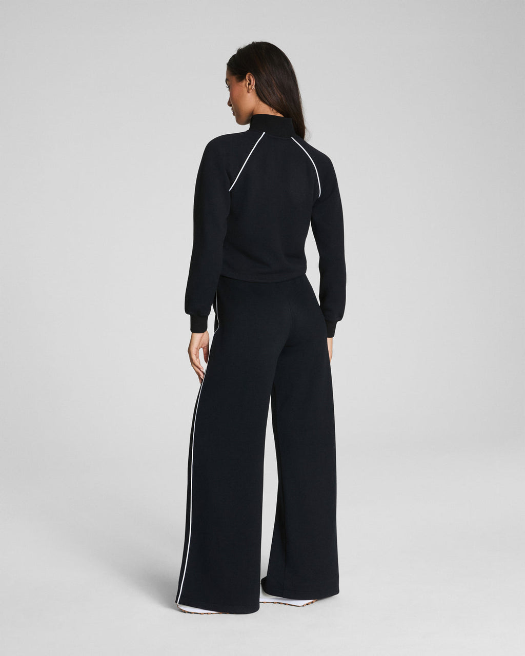 Everyday Pique Half-Zip Jumpsuit